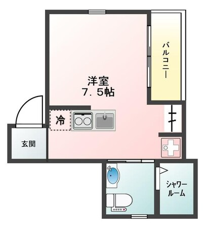 北千住駅 徒歩8分 2階の物件間取画像